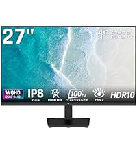 Amazon.co.jp: KEY TO COMBAT 27インチ モニターWQHD(2560×1440) 100Hz