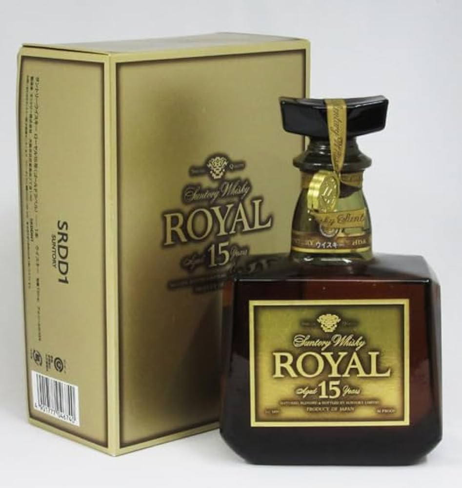 Amazon.co.jp: 箱付き サントリーウイスキー ローヤル15年 ゴールド