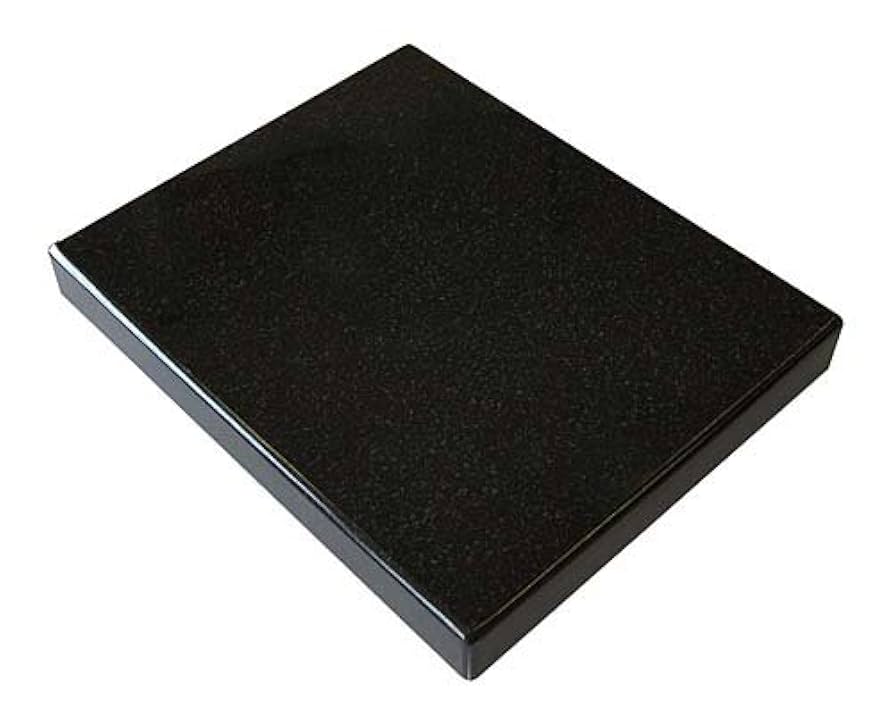 最高級 天然黒御影石 山西黒 オーディオボード○600×400×30○5面磨き