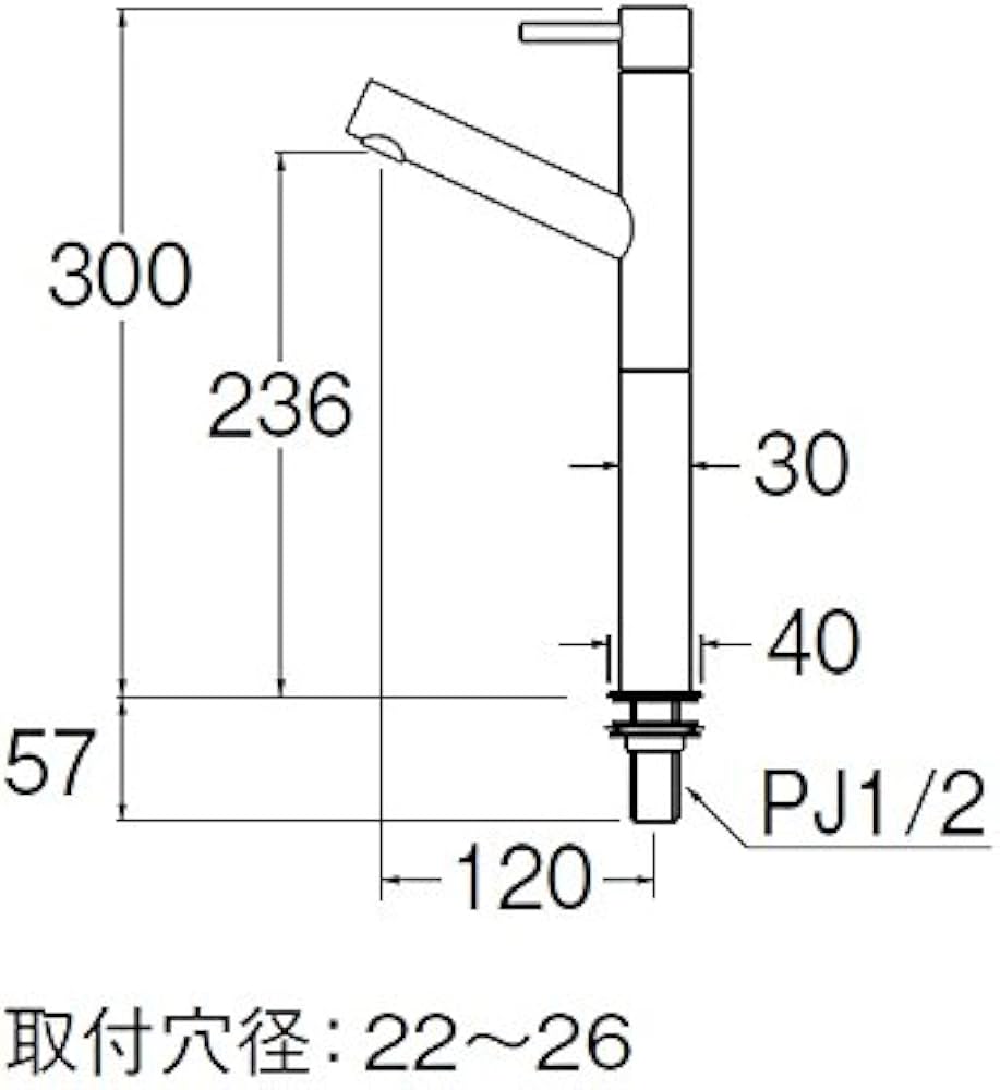 Amazon | 三栄水栓 SANEI 利楽 RIRAKU 立水栓 DJP(漆黒) Y5075H-2T-DJP