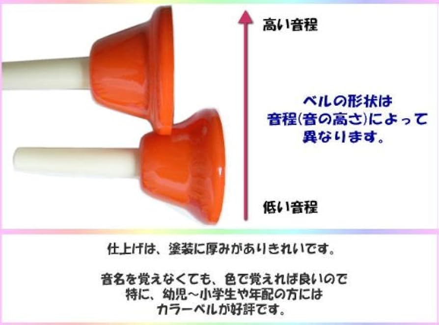 Amazon | 全音：ミュージックベル（ハンドベル） カラー 20音セット