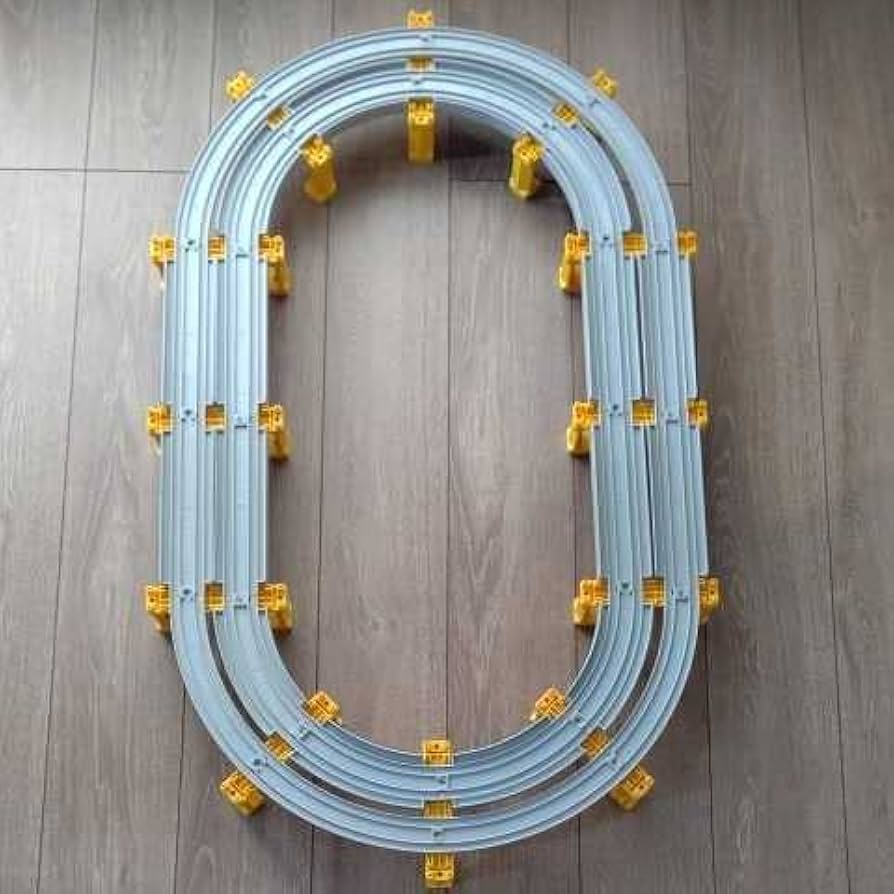 Amazon | 複線高架レイアウト高架曲線8高架直線8複線外側(グレー)8