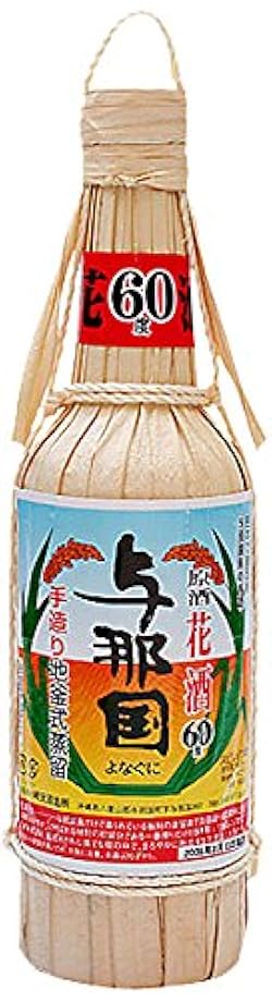 Amazon.co.jp: 琉球泡盛 与那国 崎元 与那国 クバ巻 60度 600ml [泡盛