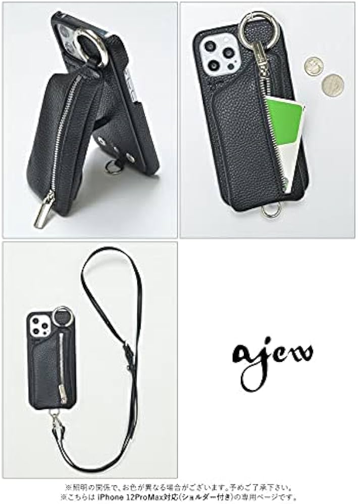 Amazon.co.jp: ajew (エジュー) 【iPhone12proMax対応】スマホケース