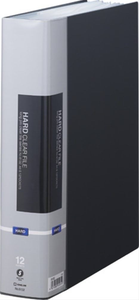 Amazon.co.jp: キングジム ハード クリアファイル 増やせる固定式 12