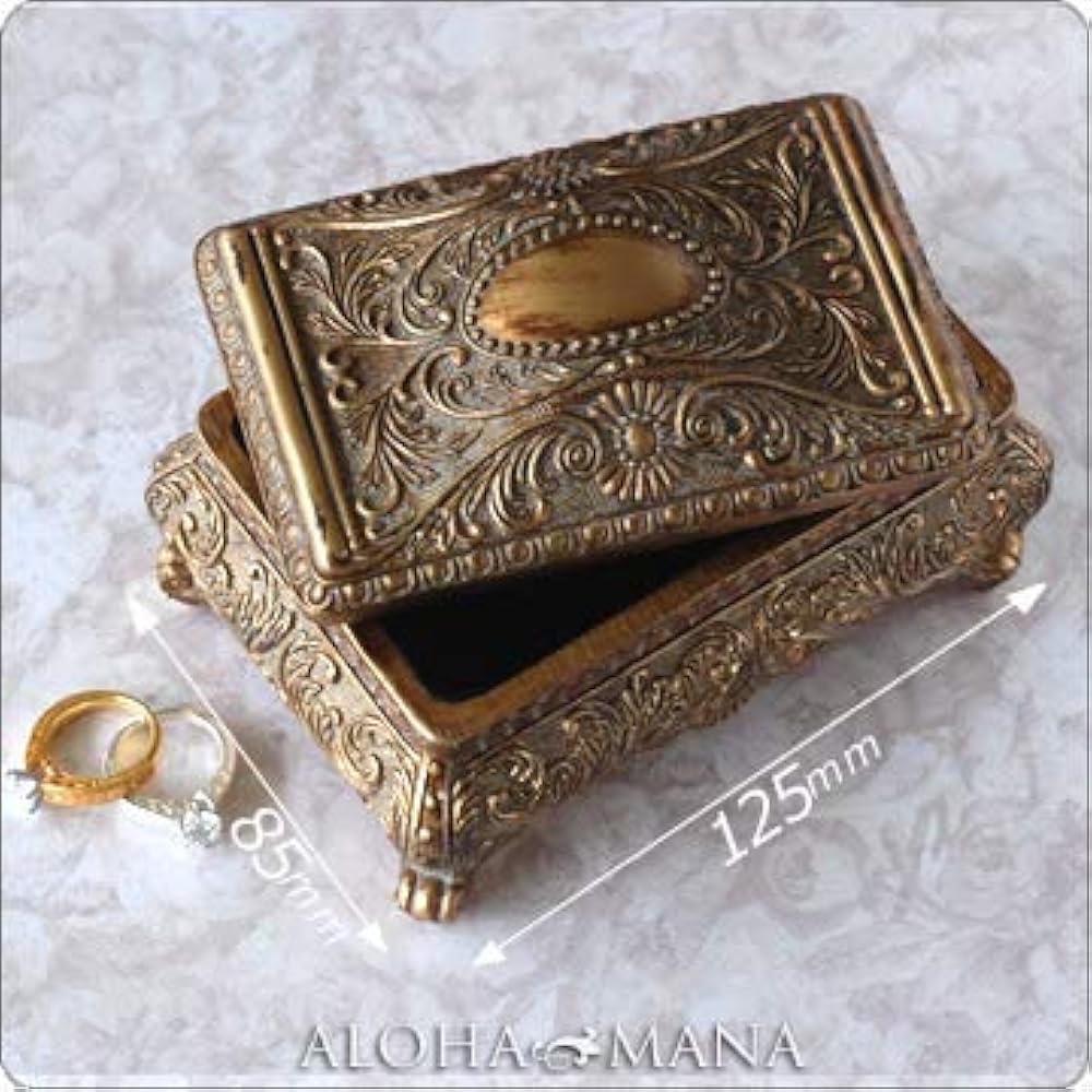 Amazon｜ジュエリーボックス アンティーク調 ジュエリーケース BOX(L