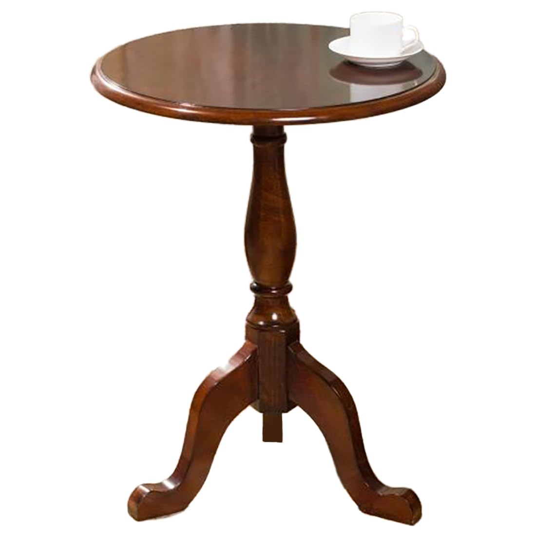 Amazon｜サイドテーブル おしゃれ 北欧 丸型 木製 アンティーク 風