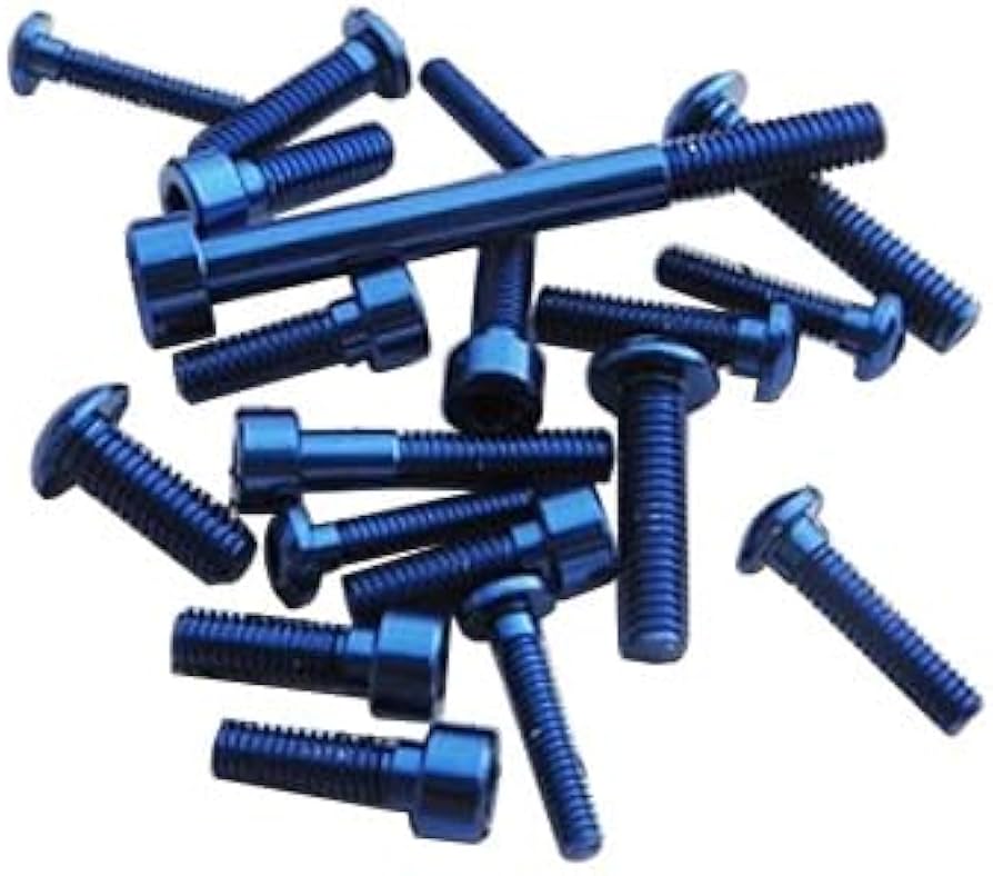 Amazon | SANWA M17用ライトウェイトスクリューセット (Y-Blue) HS