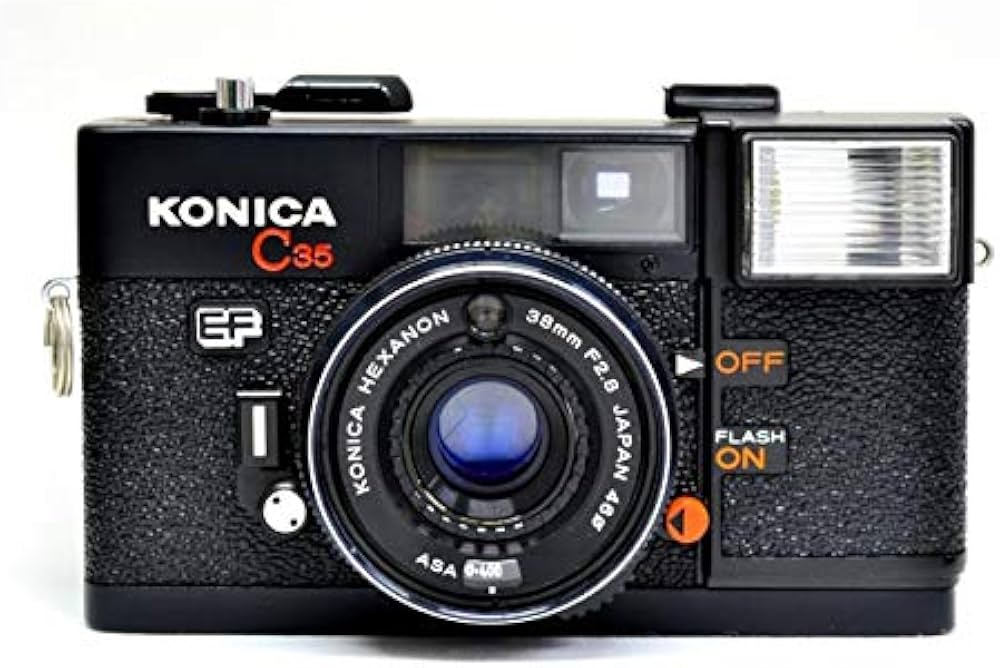 Konica コニカc35EF3 フィルムカメラ 正常動作品 レアカラー フィルム