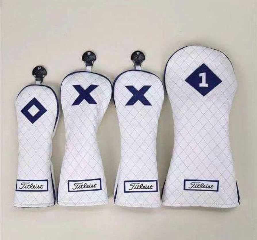 Amazon.co.jp: タイトリスト ヘッドカバー ゴルフクラブカバーー4点