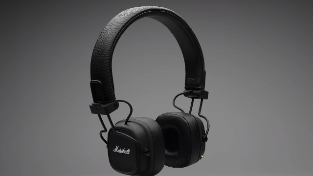 Amazon.com: Marshall Major IV On-Ear Bluetooth Headphone, Black