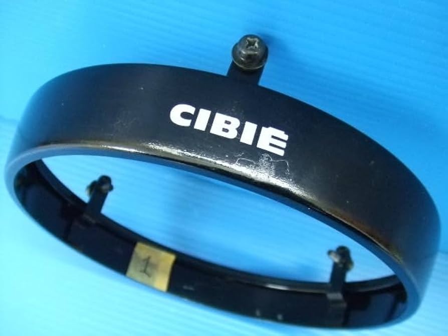 Amazon.co.jp: 当時物 極上品 CIBIEロゴ 黒リム ヘッドライト用