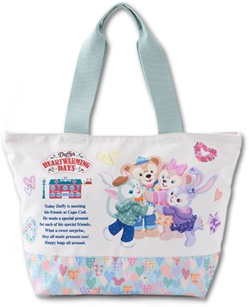 Amazon.co.jp: ダッフィー＆フレンズ トートバッグ ダッフィーのハート
