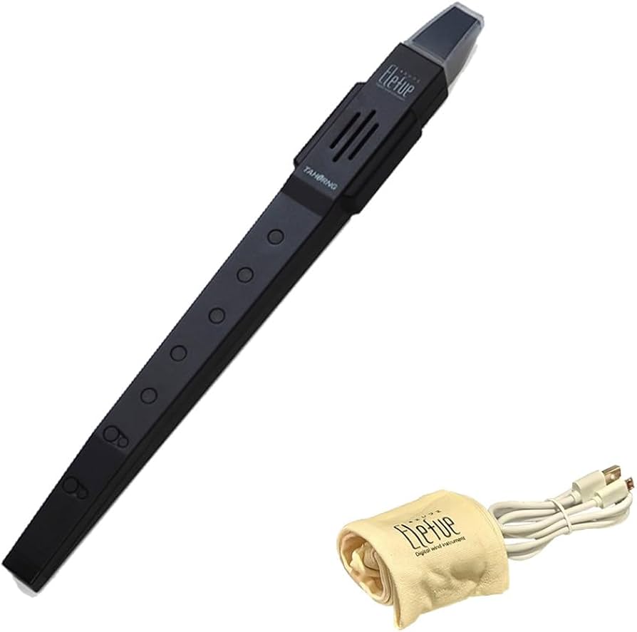 Amazon | TAHORNG Elefue ブラック エレフエ 電子リコーダー 内蔵