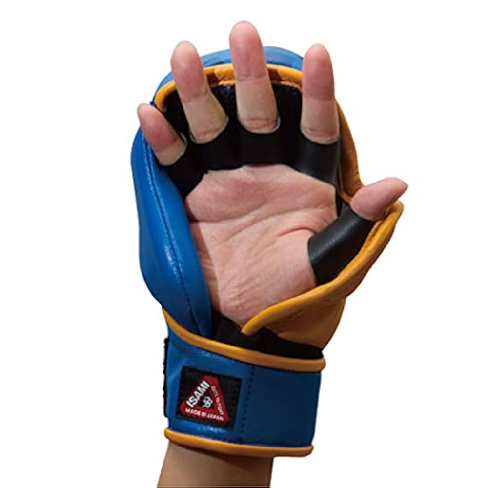 ISAMI イサミ ボクシンググローブ パウンドグローブ 青/黄 サイズF