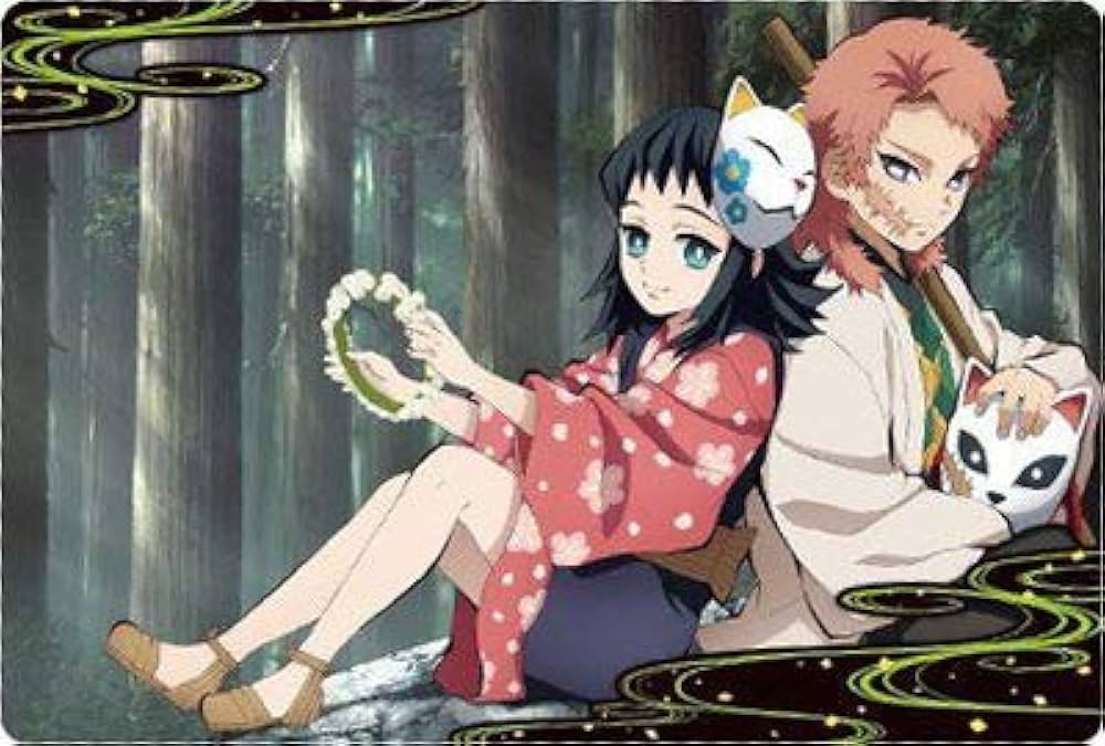 鬼滅の刃 兄妹の絆 キービジュアル 缶バッジ 錆兎 鬼滅の刃