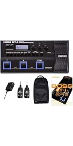Amazon | BOSS GT-1 + 純正アダプター + LGW-01 ワイヤレスシステム