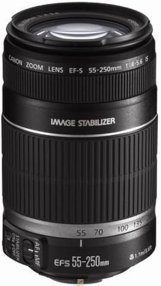 Amazon.com : Canon EF-S 55-250mm f/4-5.6 is Image Stabilizer