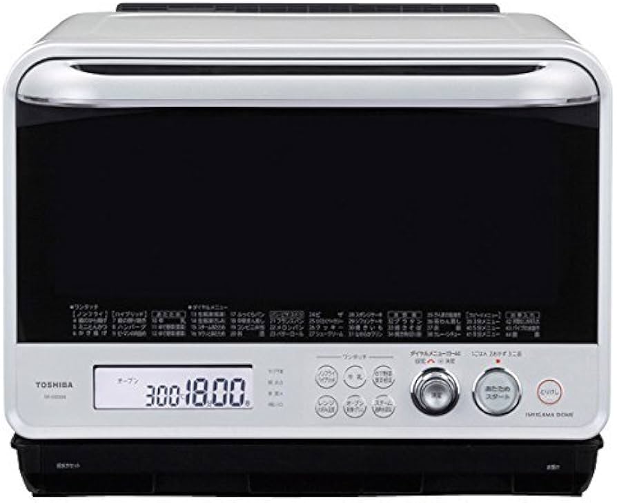 Amazon | 東芝 石窯ドーーム スチームオーブンレンジ 30L ER-MD300-W