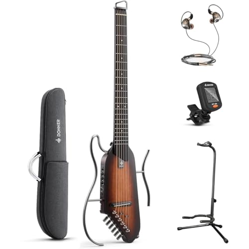 Amazon | Donner HUSH-I スタンド付きセット サンバースト サイレント