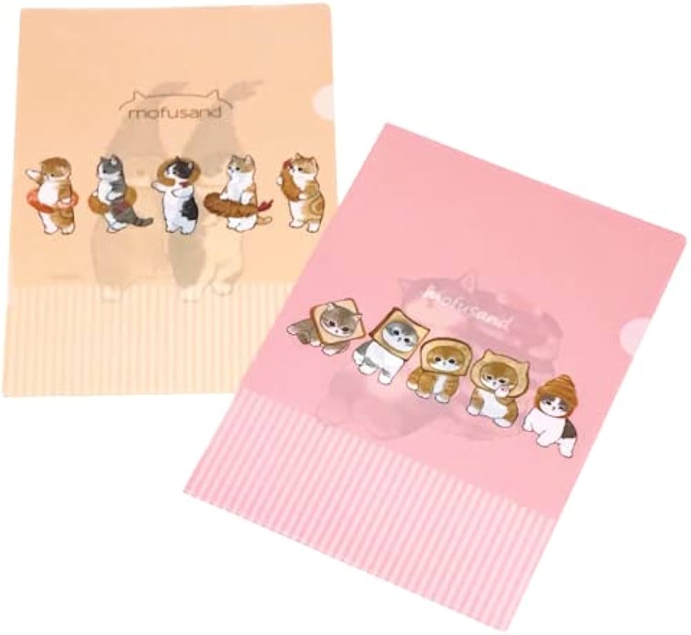 Amazon | キャラクターグッズ 『クリアファイル（A4）』全2種セット