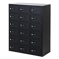 Amazon.co.jp: LOOKIT 貴重品ロッカー 2列4段 8人用 ダイヤル錠 金庫