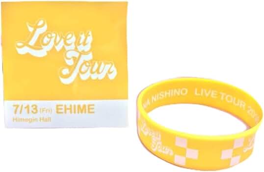 西野カナ ご当地限定ラバーバンド21種類＋ラバーバンド1種類