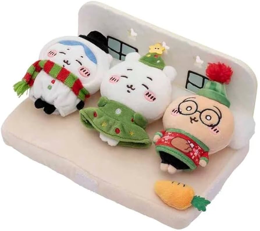 ちいかわ うさぎ ハチワレ ハッピーホリデーなマスコット セット