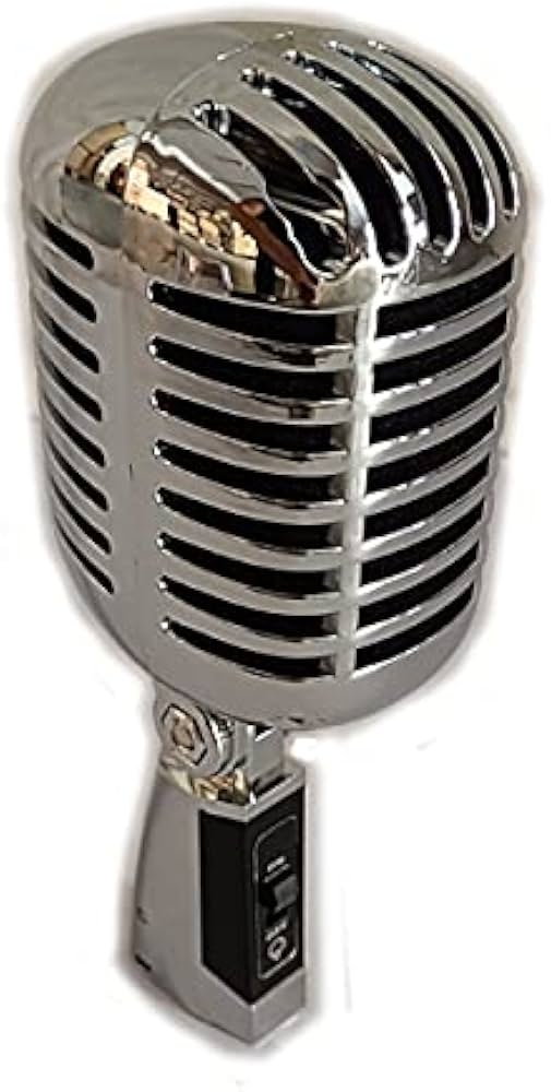 Amazon | ガイコツ マイク ダイナミック マイク シルバー