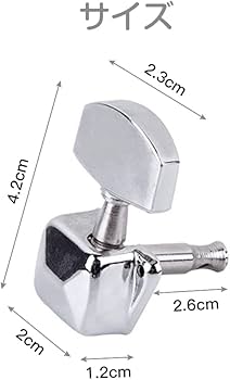 Amazon | LIANHATA ギター用 ペグ 6個セット 3L＆3Rギターペグ