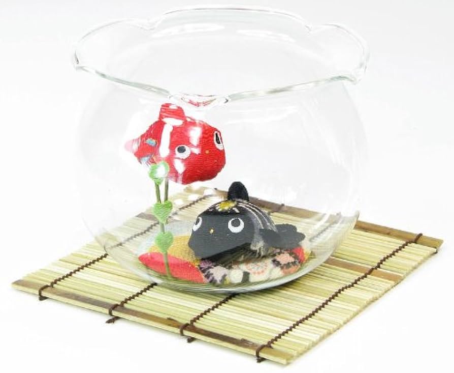 hiro【1点限り】巨大 金魚鉢 楕円 花柄 シノワズリ 金魚柄 hiro【1点