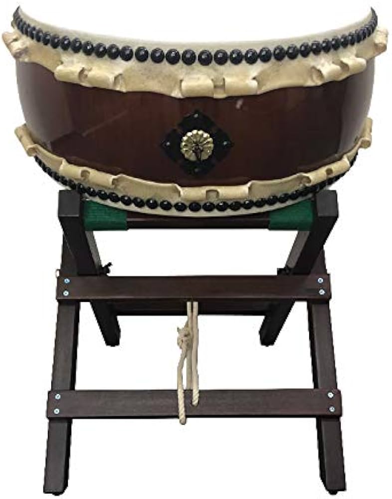 和太鼓 平太鼓 一尺 平胴太鼓 平太鼓 1尺3寸（鼓面:38cm） +立台