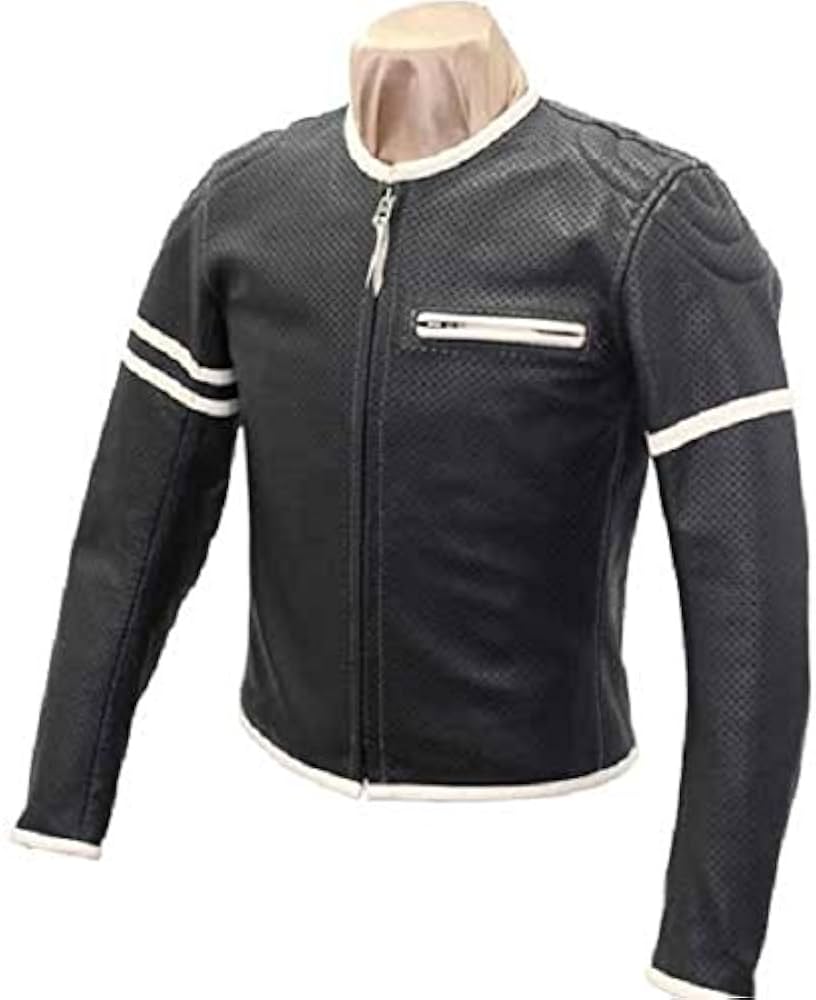 カドヤKADOYA パンチングレザージャケットメッシュジャケットLサイズ