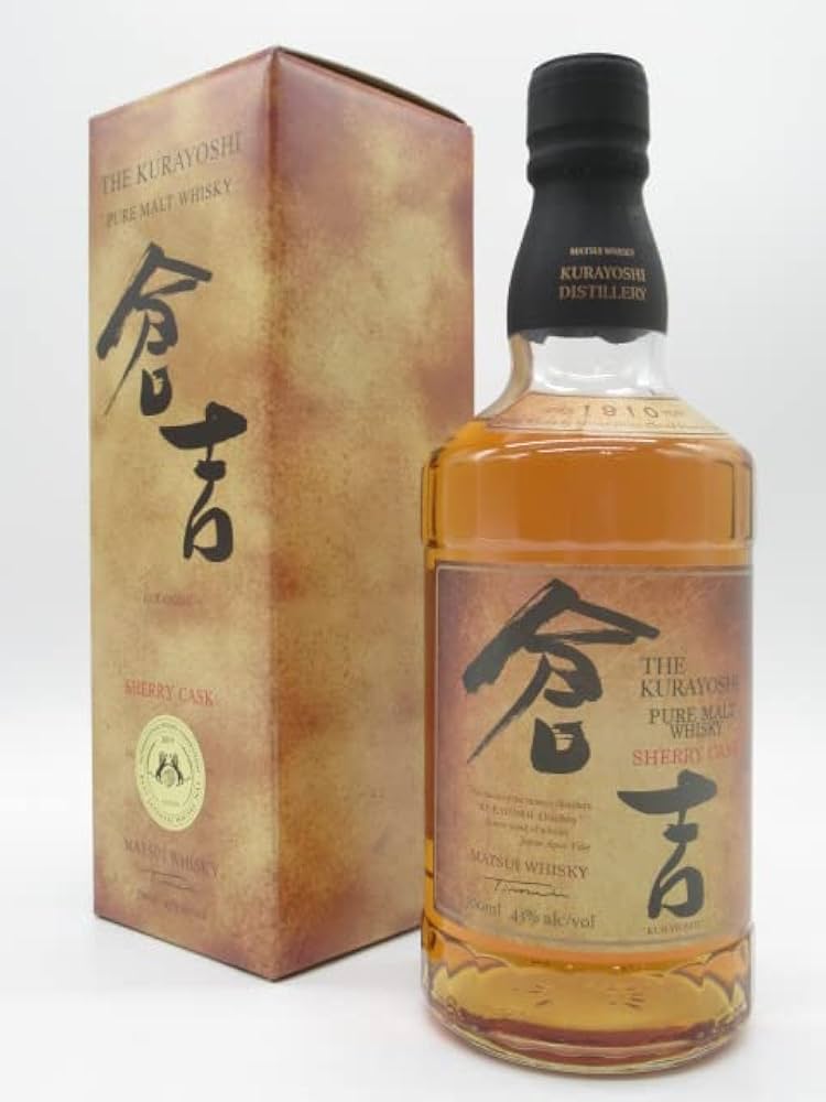 Amazon.co.jp: マツイ 倉吉 シェリーカスク ピュアモルトウイスキー 43