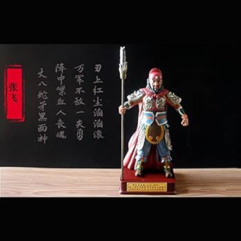 珍品】掛軸 三国志 劉備玄徳 関羽 張飛 中国武将人物画 武将 天明 珍品