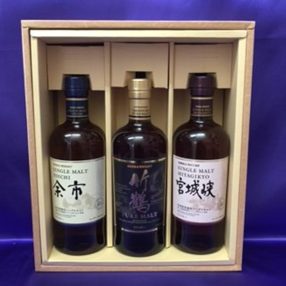 ニッカウイスキー 竹鶴 ピュアモルトウイスキー 3本セット 【公式通販】