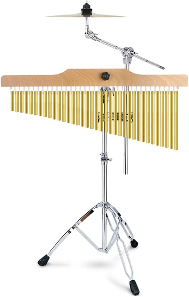 善吉】 ウインドチャイム 36本 スタンド付き メーカー不明 善吉