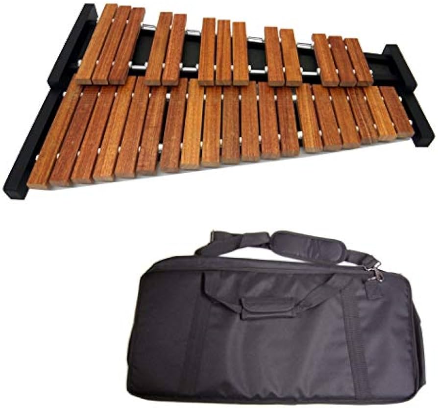 Amazon | ソフトケース付き 全音 卓上木琴 シロフォン ZX32BK（ZX-32BK