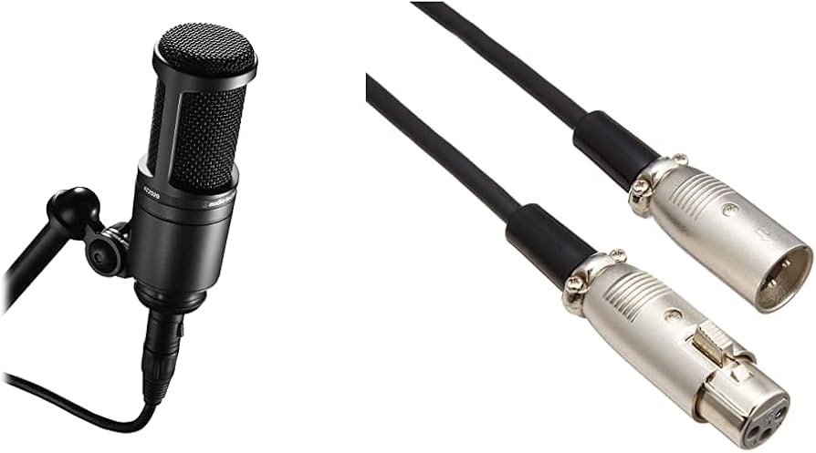 Amazon.co.jp: オーディオテクニカ コンデンサーマイクロホン AT2020 +