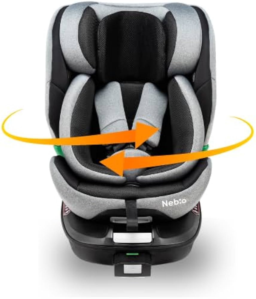 Amazon | Nebio チャイルドシート 新生児 回転式 0歳から12歳頃まで