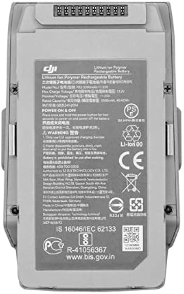 Amazon.com: DJI Mavic Air 2 - Intelligent Flight Battery, Maximum