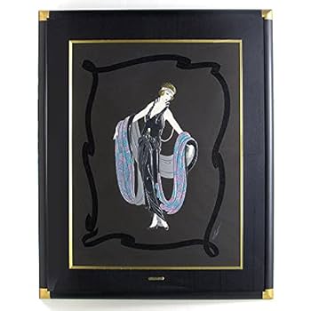 エルテ「ウェイティングレディース」シルクスクリーン 直筆サイン 証明