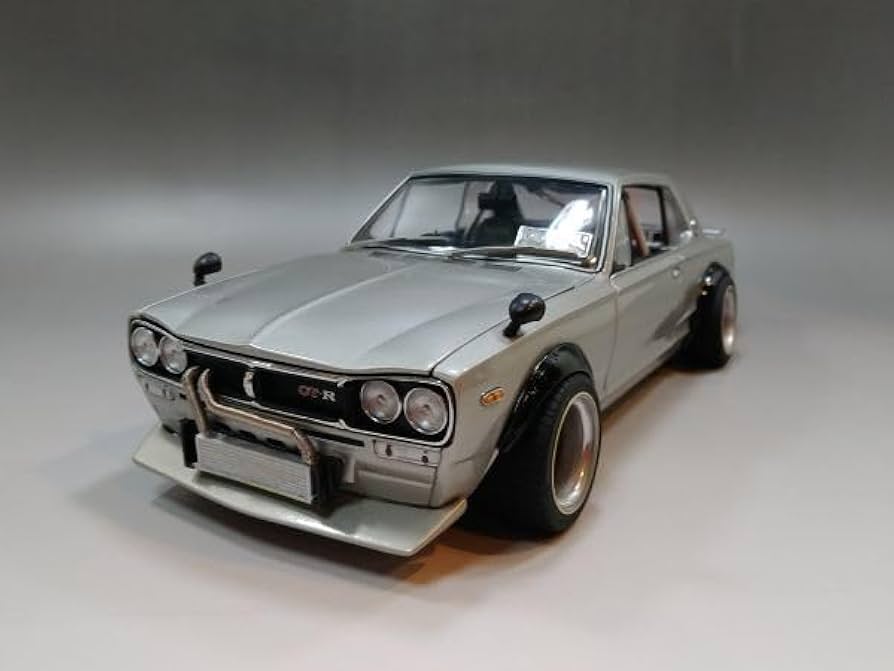 京商Nissan Skyline ハコスカGTR 1/18 シルバー 京商 ミニカー | 京商