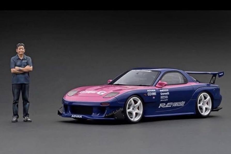 イグニッションモデル 1/18 IG2228 RX-7 FD3S 黄 RE雨宮