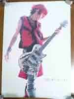 幻！SUGIZO激レア非売品ESP最高傑作ポスターLUNA SEA白PINKピンクX