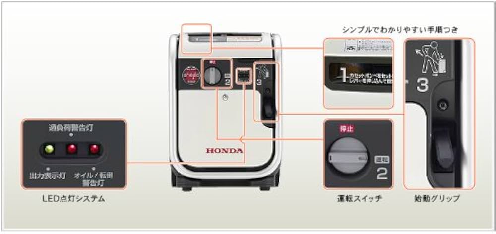 Amazon.co.jp: ホンダ(Honda)発電機 エネポ EU9iGB 900VA : DIY・工具