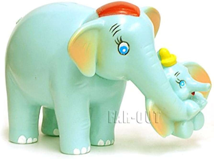 Amazon | ダンボ&お母さんジャンボ 黄帽子 三菱銀行 貯金箱 フィギュア