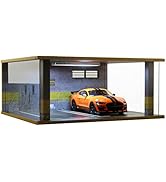 Amazon.com: 1/24 Scale Die-cast Car Garage Display Case with Clear