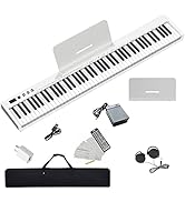 Amazon | ニコマク NikoMaku 電子ピアノ 88鍵盤 SWAN-S 日本語表記