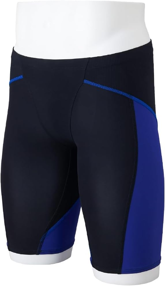 日本体育大学 男子用競泳水着 黒/青 日本体育大学 男子用競泳水着 黒